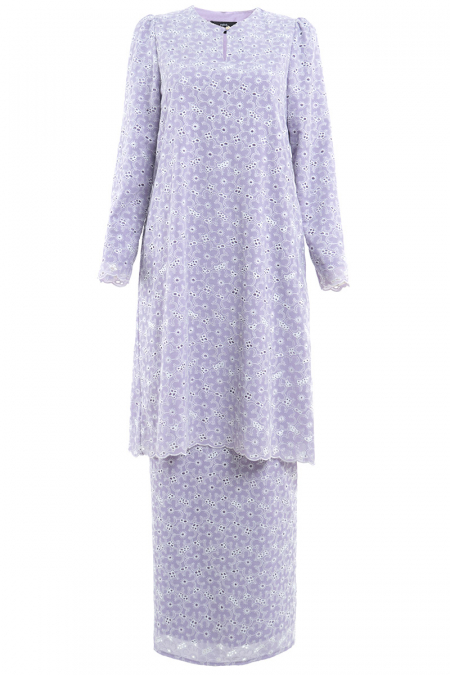 Intan Blouse & Skirt - Dusty Lavender