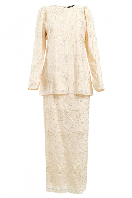 Mestika Blouse & Skirt - Oatmilk