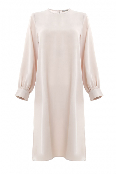 Taylon Side Slit Tunic - Sandshell