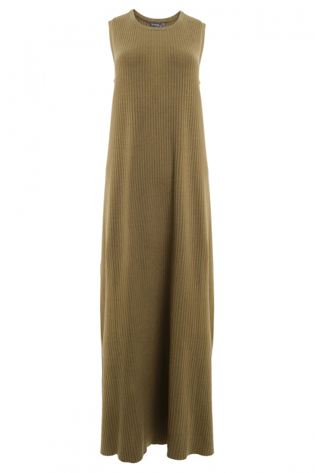 Katarina Sleeveless Dress - Olive