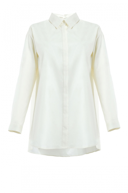 Raima Front Button Shirt - Cream