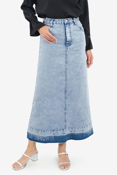 Jialin A-line Denim Skirt