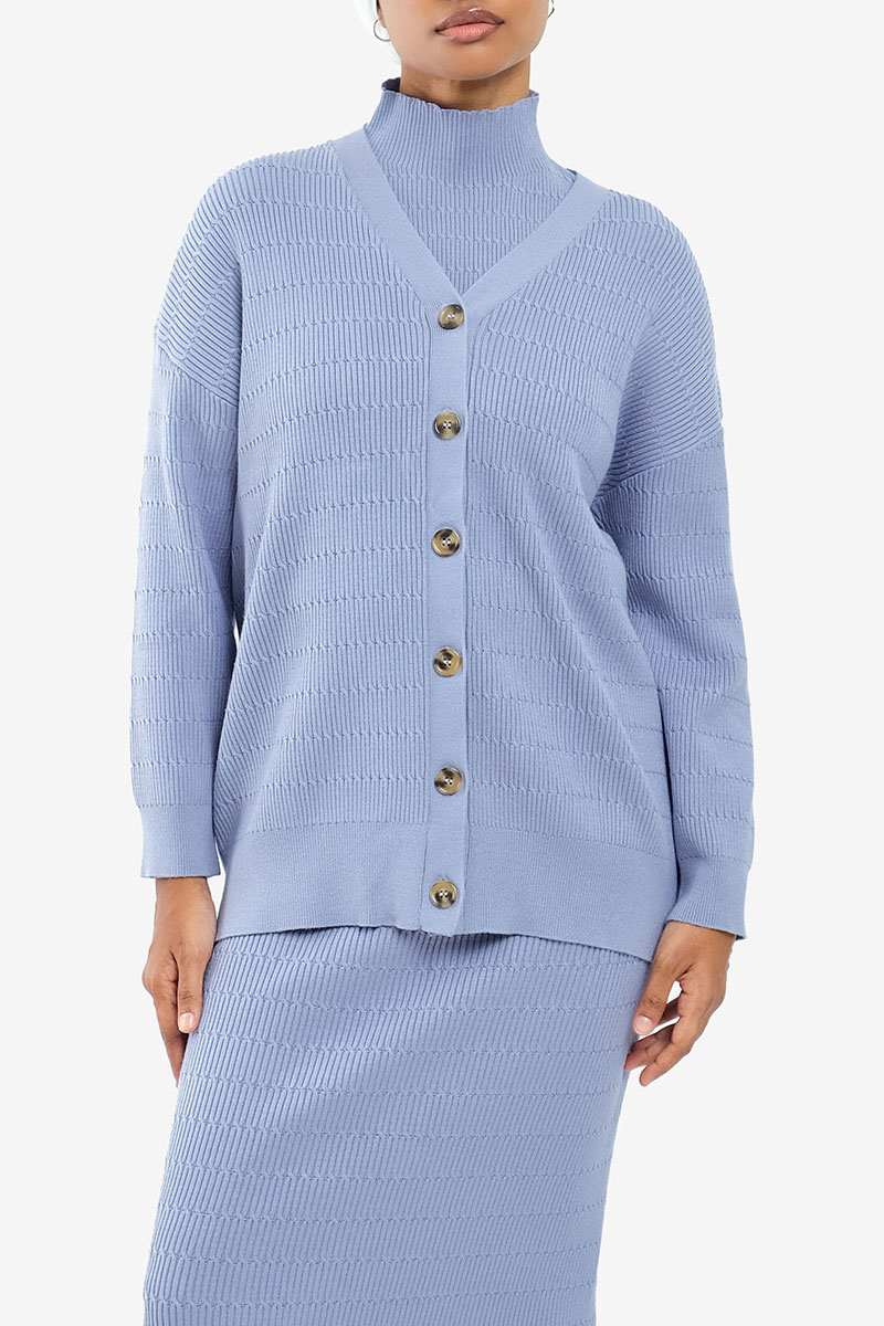 Vanya Knitted Front Button Cardigan