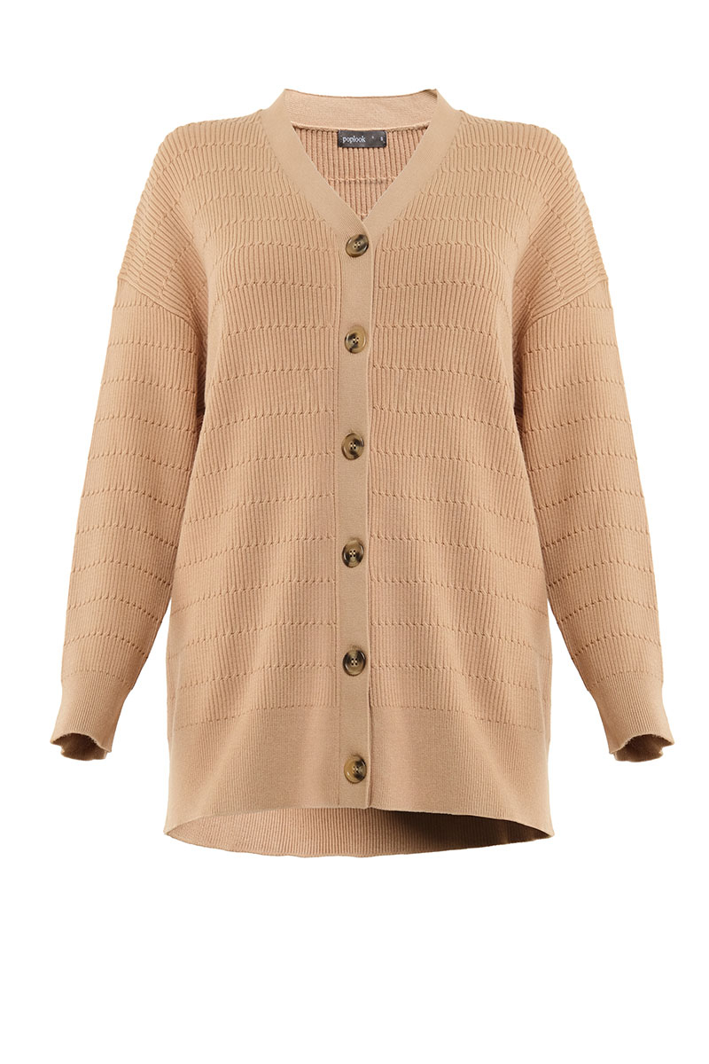 Vanya Knitted Front Button Cardigan