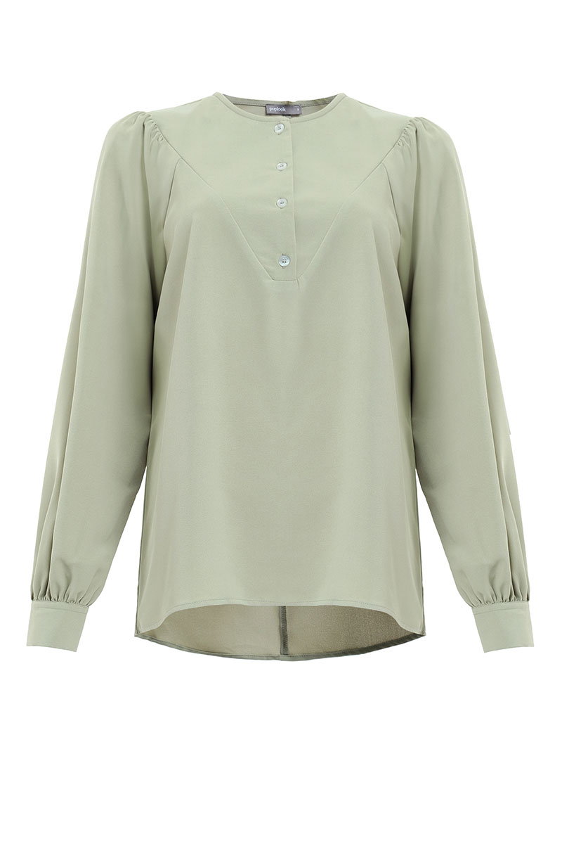 Cassianna Henley Blouse