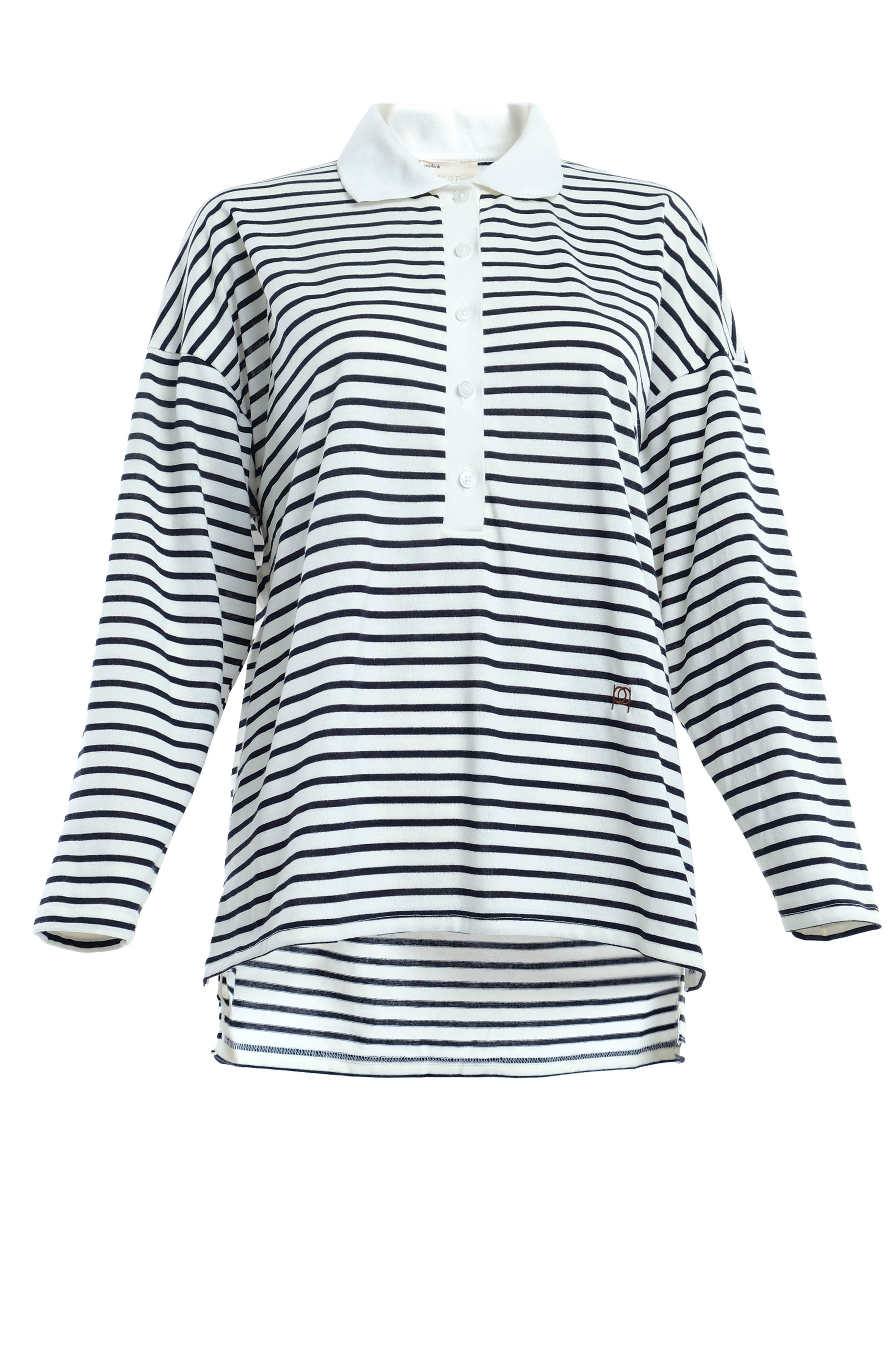 Darian Drop Shoulder Polo Top