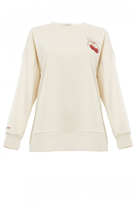 Infinity Drop Shoulder Sweater - Oatmilk