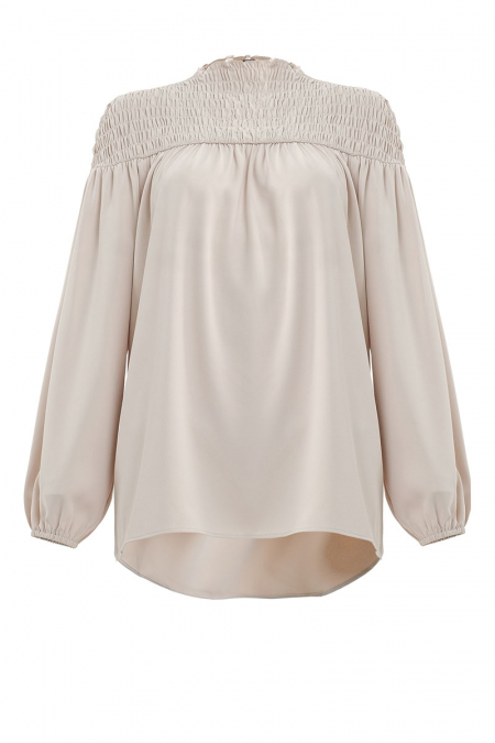 Wichita Smock Blouse - Sand