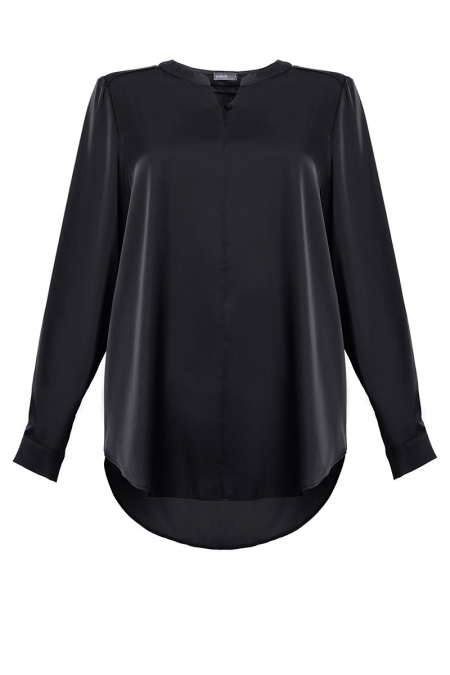 Jedaiah Flared Blouse - Black