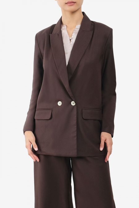 Ivea Blazer - Dark Cocoa