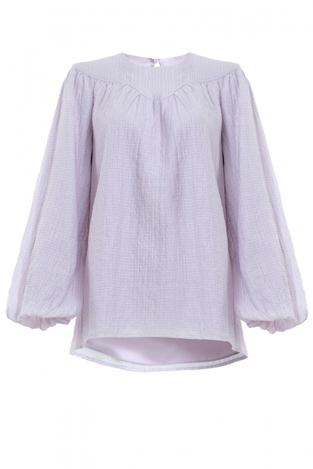 Petronilla Flared Blouse - Light Orchid