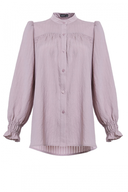 Mayran Front Button Blouse - Rose Dawn