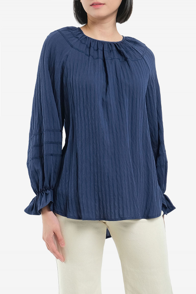 Jeryka Smock Sleeve Blouse