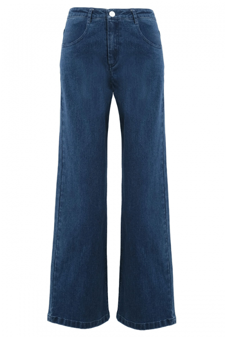 COTTON Yarona Straight Cut Jeans 2.0 - Medium Wash