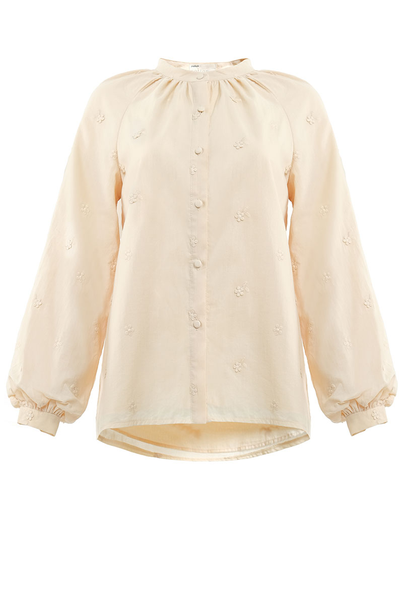 Raiya Front Button Blouse