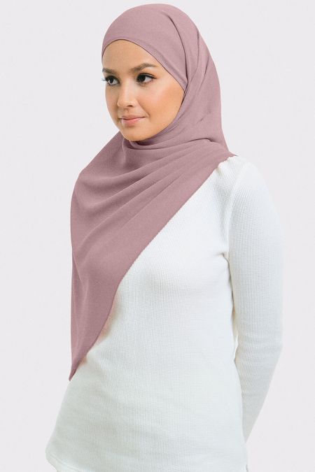 Aida Chiffon Tudung Headscarf - Wild Rose