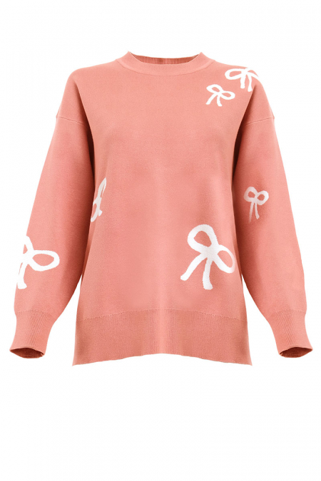 Kamira Drop Shoulder Sweater  - Clay