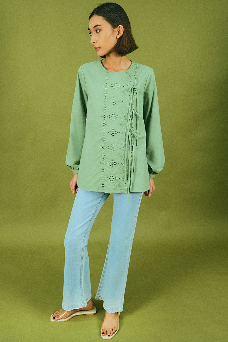 Aribah Bow Blouse