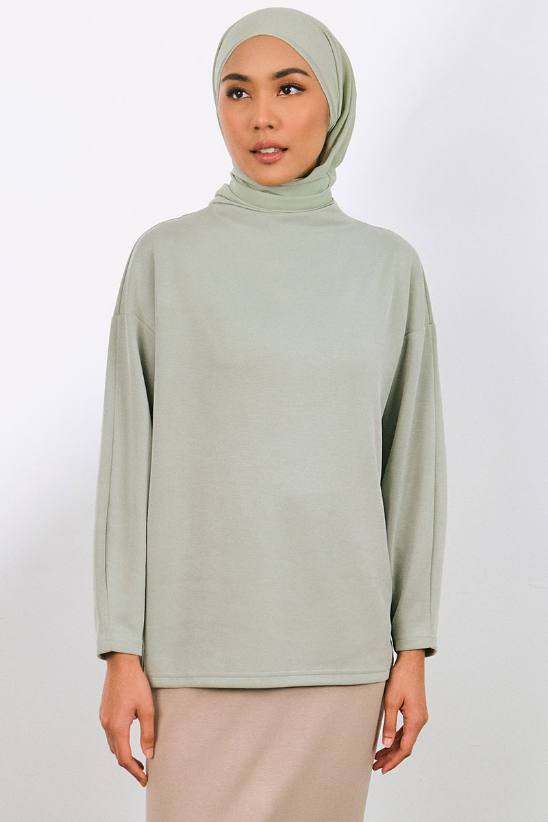 Denali Soft High Neck Blouse