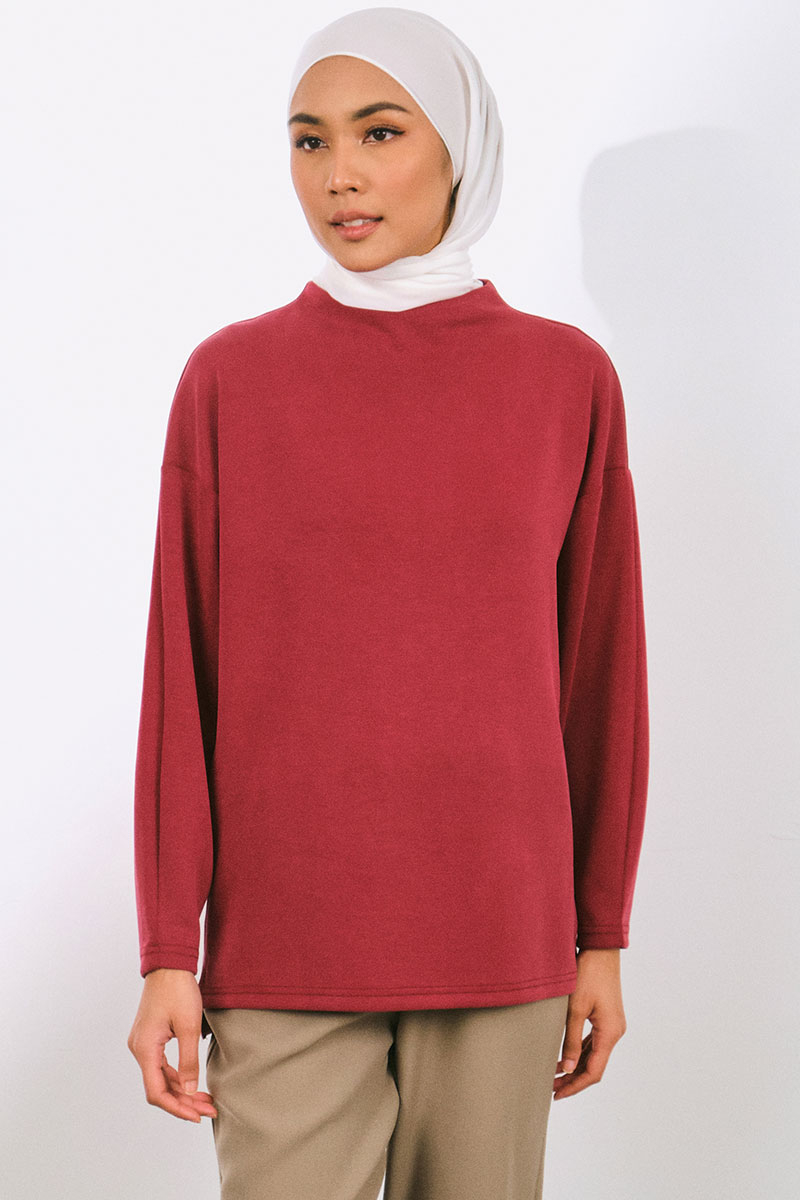 Denali Soft High Neck Blouse