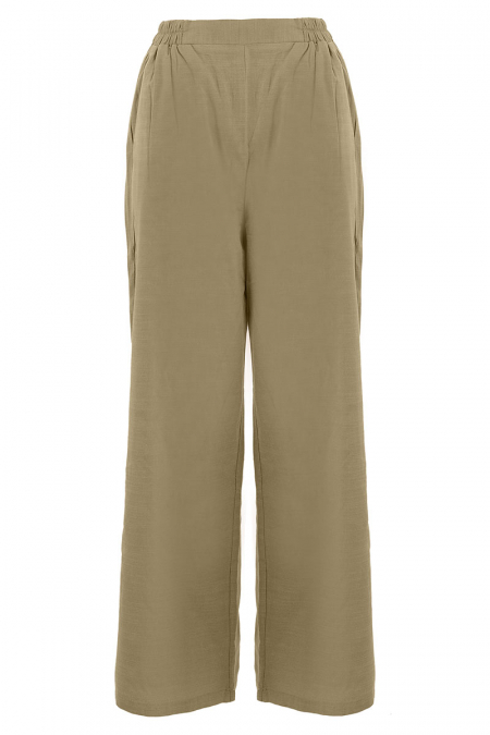 Tamikah Straight Cut Pants - Matcha