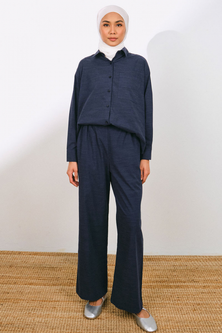 Tamikah Straight Cut Pants - Eclipse