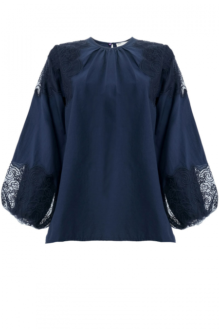 Anshika Lace Blouse - Eclipse