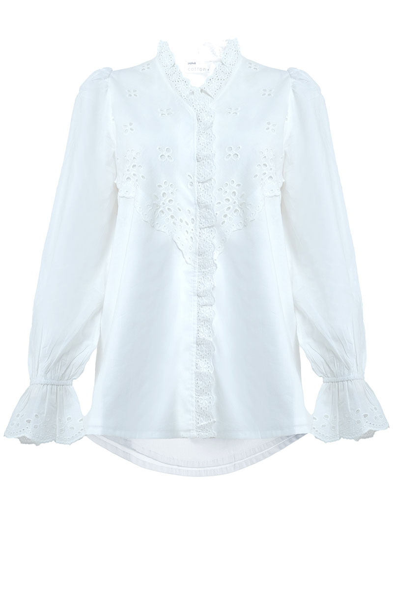 Devaki Front Button Blouse