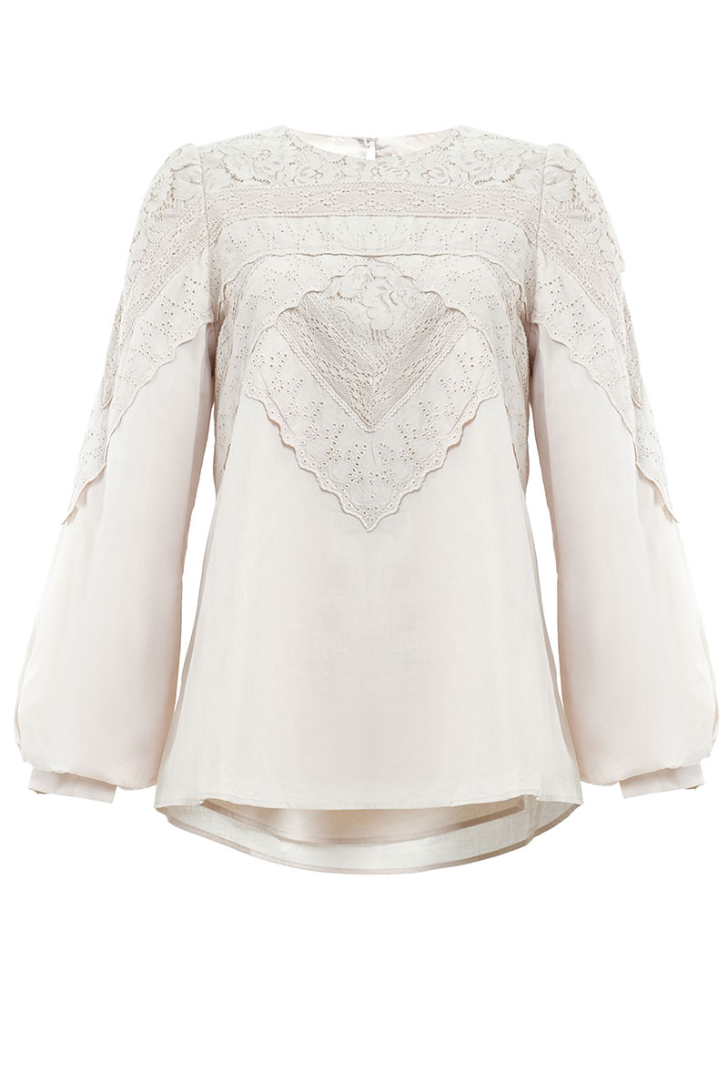 Divina Puff Shoulder Blouse