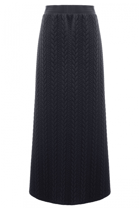 Keiry Pencil Skirt - Black Cable