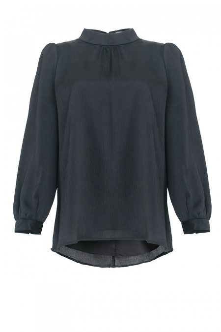 Creelynn Flared Blouse 2.0 - Black
