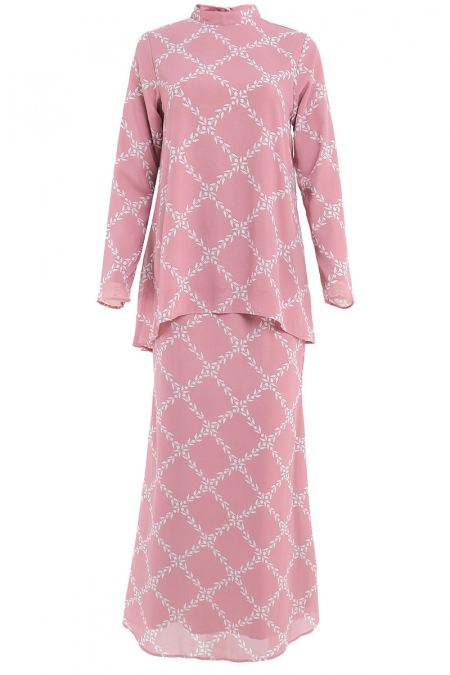 Lanting Blouse & Skirt - Pink Flower Braids