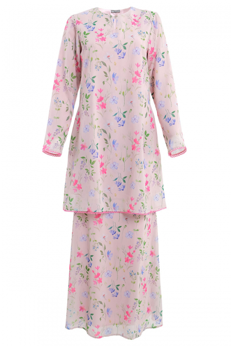 Duyong Blouse & Skirt - Blush Botanical