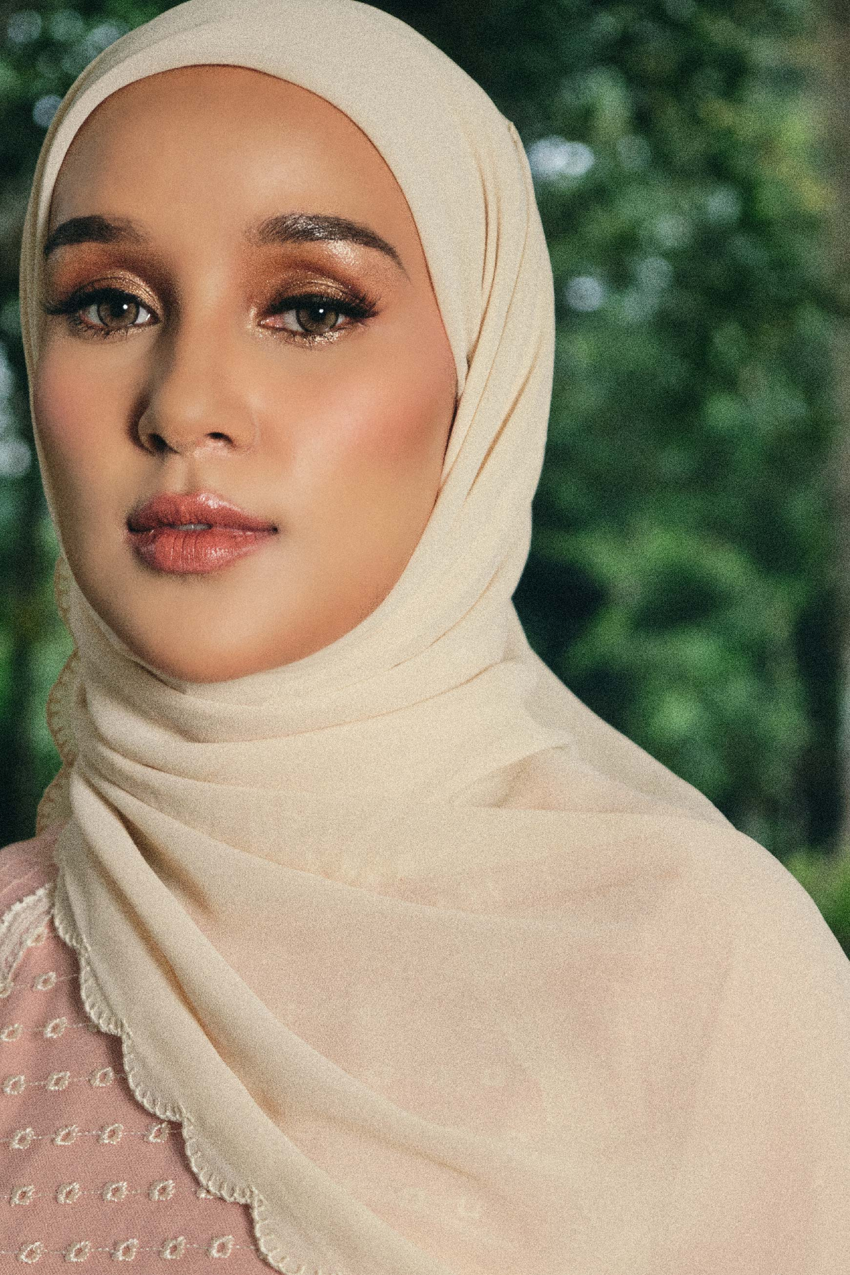 Ruminah Scallop Chiffon Headscarf