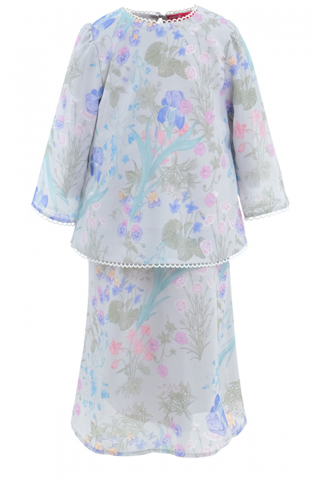 KIDS Manggis Set - Grey Fleur