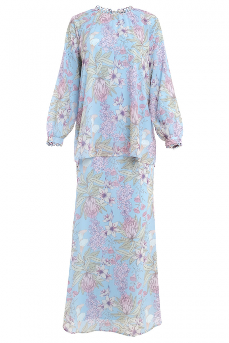 Rusila Blouse & Skirt - Blue Eden