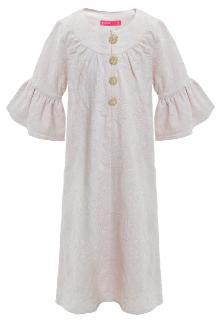 KIDS Roqiah Dress - Eggnog