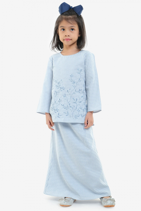 KIDS Maizun Set - Blue Check