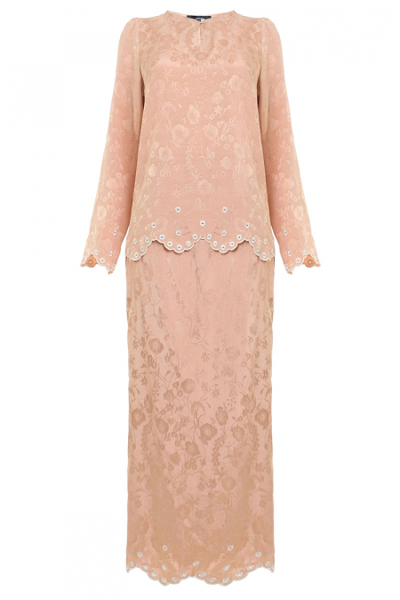 Amani Blouse & Skirt - Almond