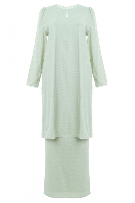 COTTON Baiduri Blouse & Skirt - Apple Mint