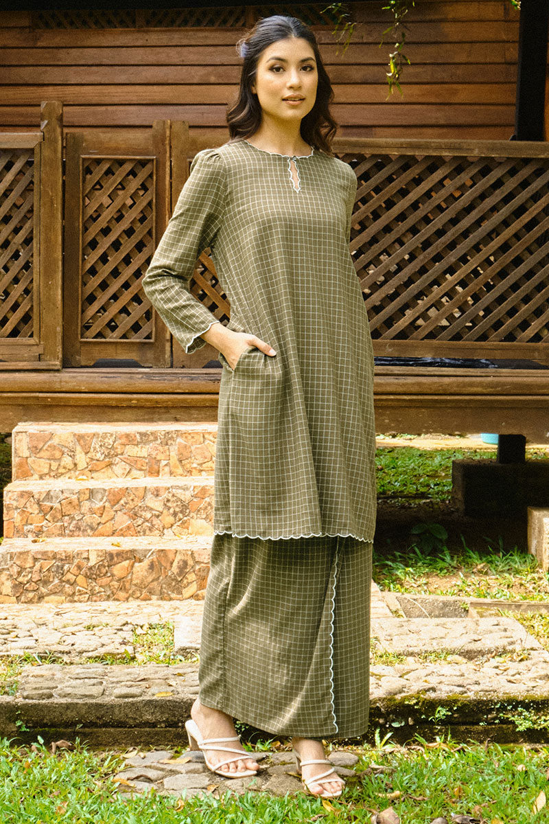 COTTON Norisa Blouse & Skirt