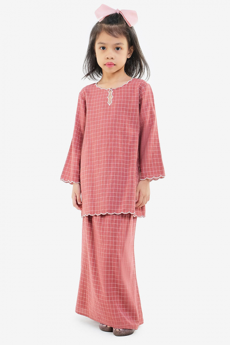 KIDS Norisa Set - Brick Check