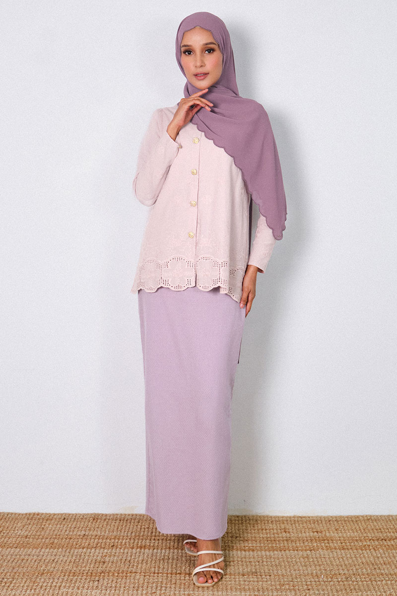 COTTON Haliza Blouse & Skirt