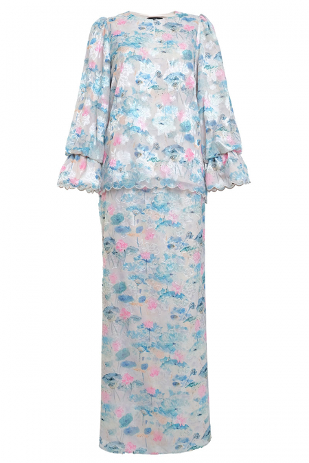 Jiwa Blouse & Skirt - Pastel Print