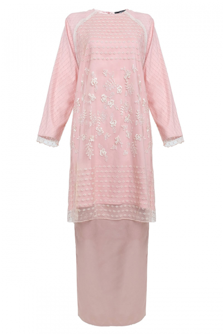 Tulus Blouse & Skirt - Rose Pink