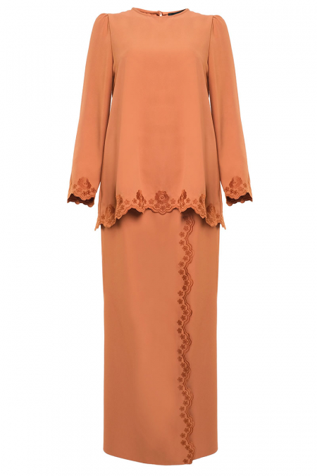 Sejahtera Blouse & Skirt - Squash