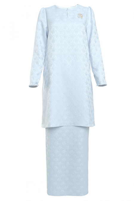 Senyum Blouse & Skirt - Ice Blue