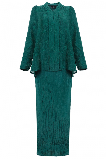 Abadi Blouse & Skirt - Evergreen