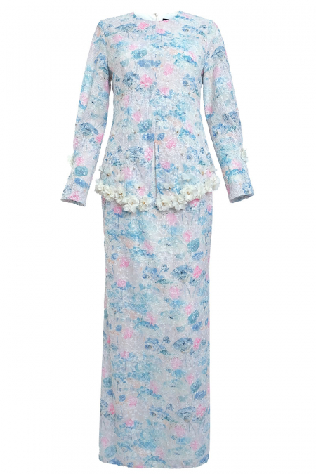 Bersatu Blouse & Skirt - Pastel Print