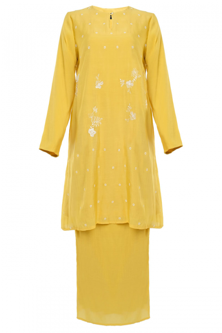 Pesona Blouse & Skirt - Mustard